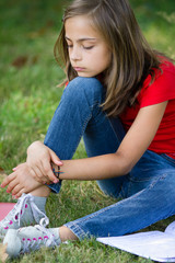 contrari&eacute;e d'apprendre sa le&ccedil;on