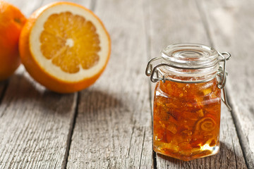 Orange peel jam