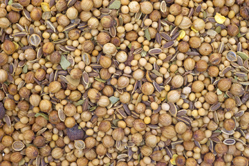 Close view pickling spice