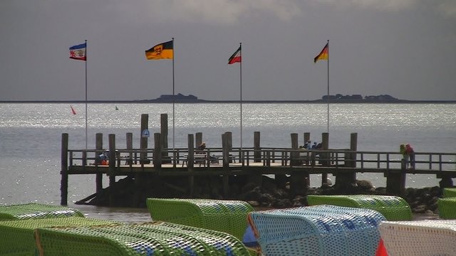 Blick auf Halligen, F&ouml;hr, Nordsee