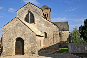 Fototapeta na wymiar Sennecey le Grand, Burgundia, Kościół Saint Julien