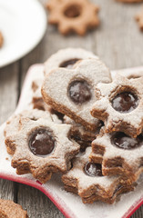 Linzer cookies