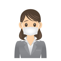 OL A 風邪 マスク