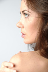 Obraz premium Portrait of a young and beautiful girl