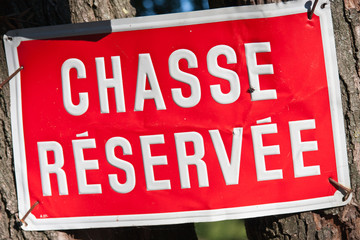 chasse réservée