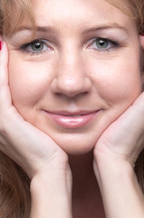 Portrait of a young and beautiful girl