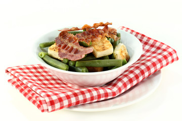 Bohnen mit Speck