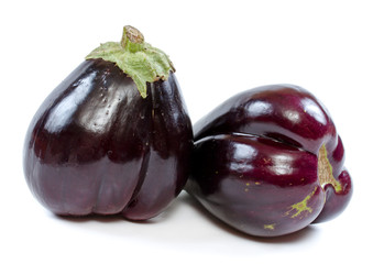 eggplant on a white background