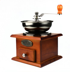 coffee grinder, isolated