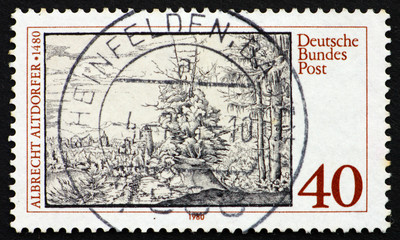 Postage stamp Germany 1980 Albrecht Altdorfer