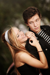 retro sixties couple