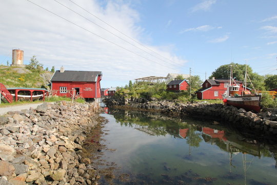 The old harbour of Å i Lofoten