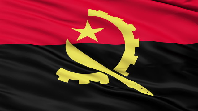 Waving Falg Of Angola