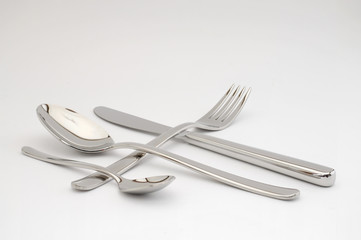 Besteck glänzend