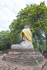 Obraz premium Buddha Status at Wat Yai Chaimongkol