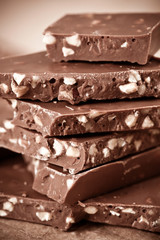 chocolate with nuts