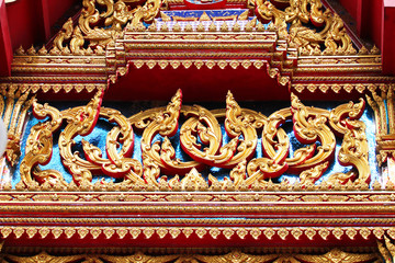 Fototapeta na wymiar Wat Seekan, Bangkok, Thailand.