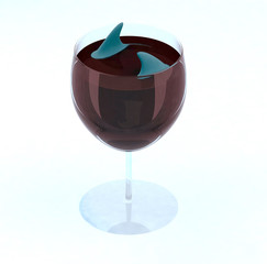 danger in the glass
