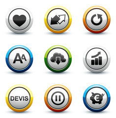 icône bouton internet