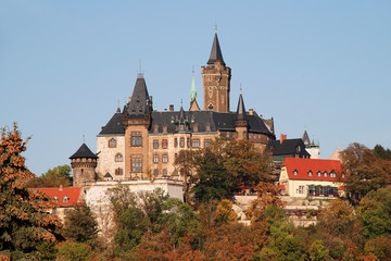 Fototapeta premium Schloss im Herbst