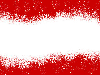 Red and White Christmas card
