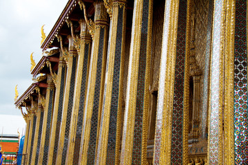 Detail of Grand Palace in Bangkok, Thailand