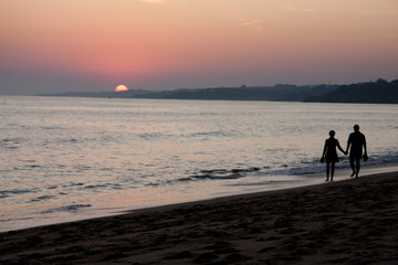 Naklejka premium sunset