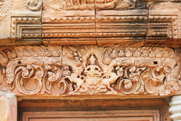 Temple on the Thailand, Cambodia border.