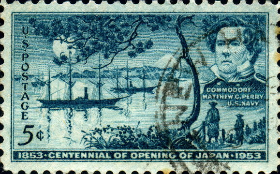 Opening of Japan. 1853. US Postage.