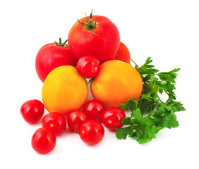 Colorful tomatoes