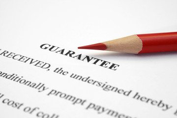 Obraz premium Guarantee