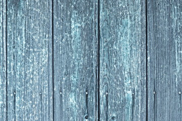 Blue colored wood planks