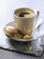 Macaron au café et expresso