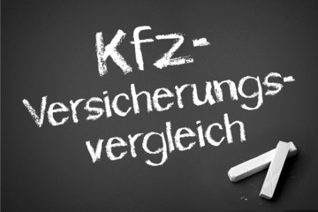 Obraz premium Kfz Versicherung Vergleich