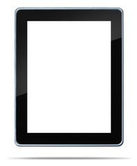 Tablet computer with blank area