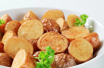 Roasted new potatoes