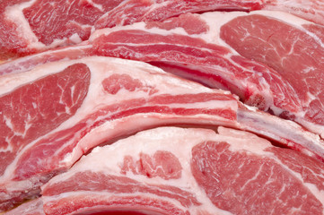 Raw Lamb Chops