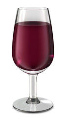 verre inao rouge