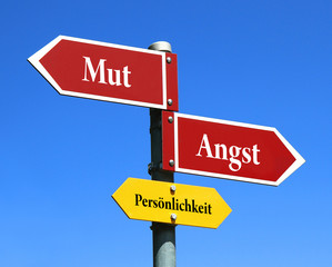 Mut oder Angst