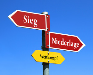 Wettkampf / Sieg vs. Niederlage