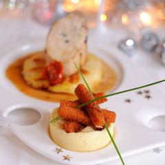 plat de fête, belle présentation