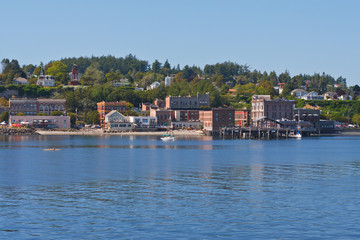Fototapeta na wymiar Waterfront in Port Townsend, Washington