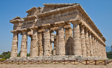 Obraz premium Paestum temple - Italy
