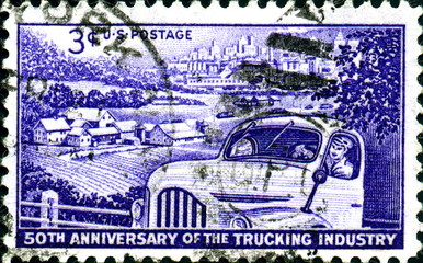 Trucking Industry. US Postage.