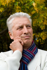 old man at park