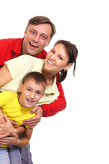 happy family portrait