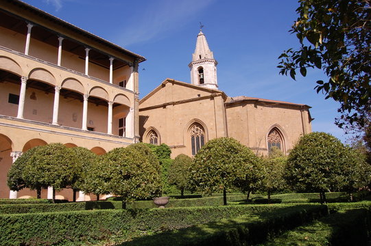 Inside Palazzo Piccolomini - Pienza - Italy