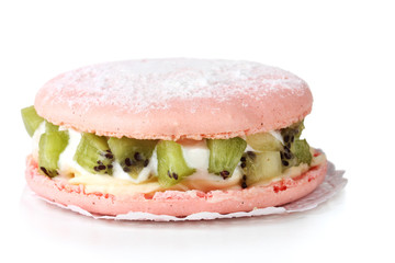 Cake isolated on white