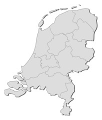 Map of Netherlands
