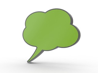 3d Icon Sprechblase